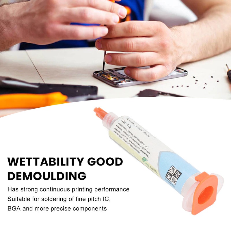 High Temperature Solder Paste Needle Tube Anti Drying 217℃ Soldering