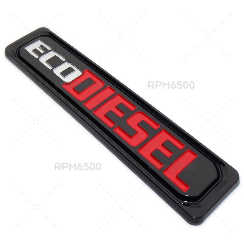 Mopar SET 2 DODGE RAM 1500 Black "Eco Diesel" Nameplate