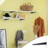 CroBlissful 20 Pcs Adjustable Shelf Brackets for Double Track System