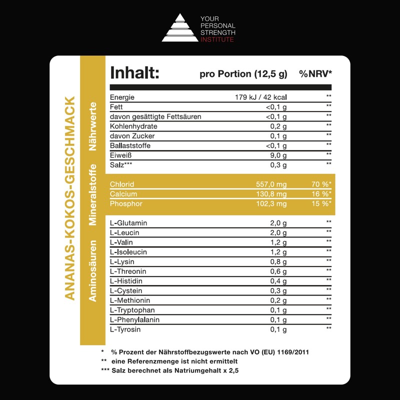 YPSI Amino Electrolyte Complex - Amino Acids Electrolyte Powder Vegan