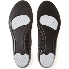 Heal foot Ergonomic Impact Absorbing Insole, black