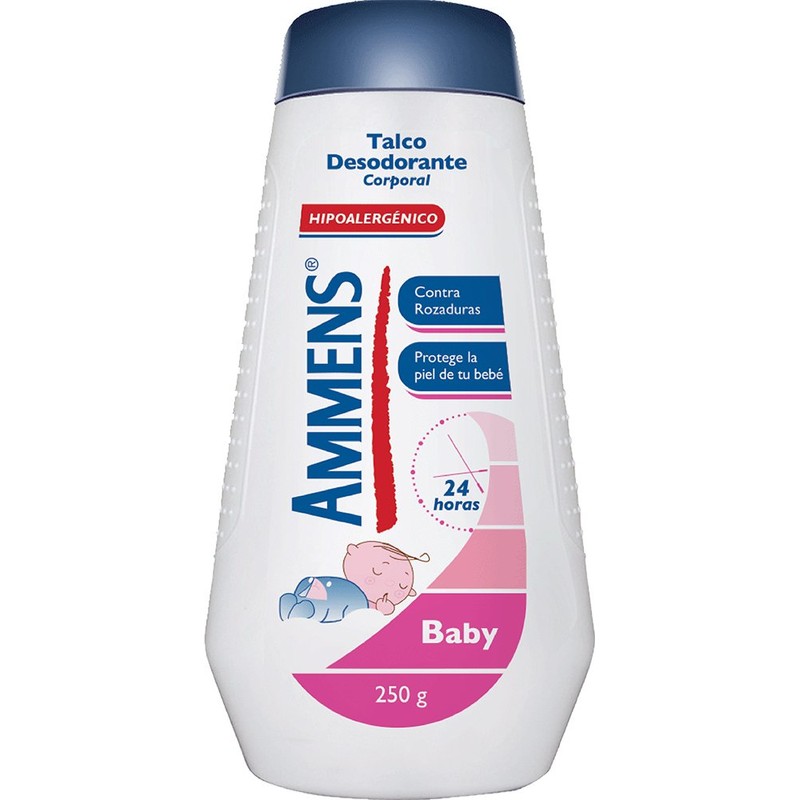 Ammens Baby Talco Corporal, 250g, Pack of 1