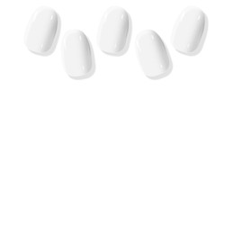 TOROKOM Semi Cured Gel Nail Strips, 20PCS Clear UV Gel Nail Stickers Transparent for Home Nail DIY Salon-Quality with File, Stick- UV Light Required