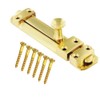 Brass Door Bolts 4 Inch Flat Bolt Surface Door Latches