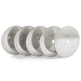 JINGLING 6 inch Lapidary Saws Diamond Saw Blades Cutting Rocks Gem Blade Thin Rim 0.53mm Jewelry Tools for Stone Pack of 5Pcs