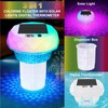 Solar Powered Pool Chlorine Floater with Digital Thermometer & LED