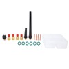 21Pcs TIG Welding Torch Kit Collets Glass Cups Back Caps