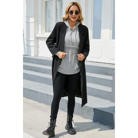 Women's Nursing Hoodies Maternity Breastfeeding Tops Long Sleeve Pregnancy Sweatshirt(Light Grey, Medium)