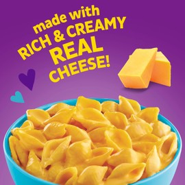 Annie's Deluxe Gluten Free Mac and Cheddar Shells, Rice Pasta & Cheddar Mac N Cheese, 11 oz