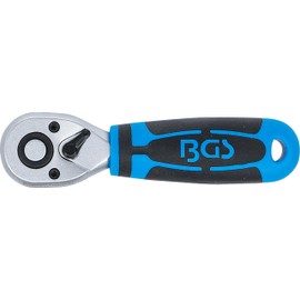 BGS 642 Mini Reversible Ratchet Output, External Square 6.3 mm (1/4 Inch)