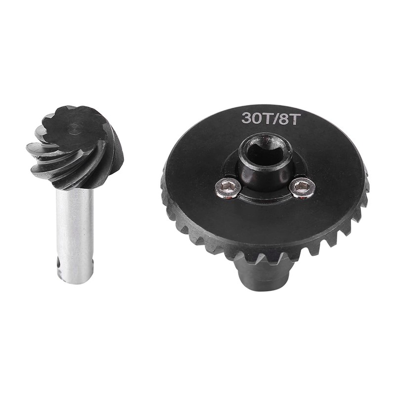 KIMISS Stainless Steel Heavy, Gear Set 30T 8T for Axial