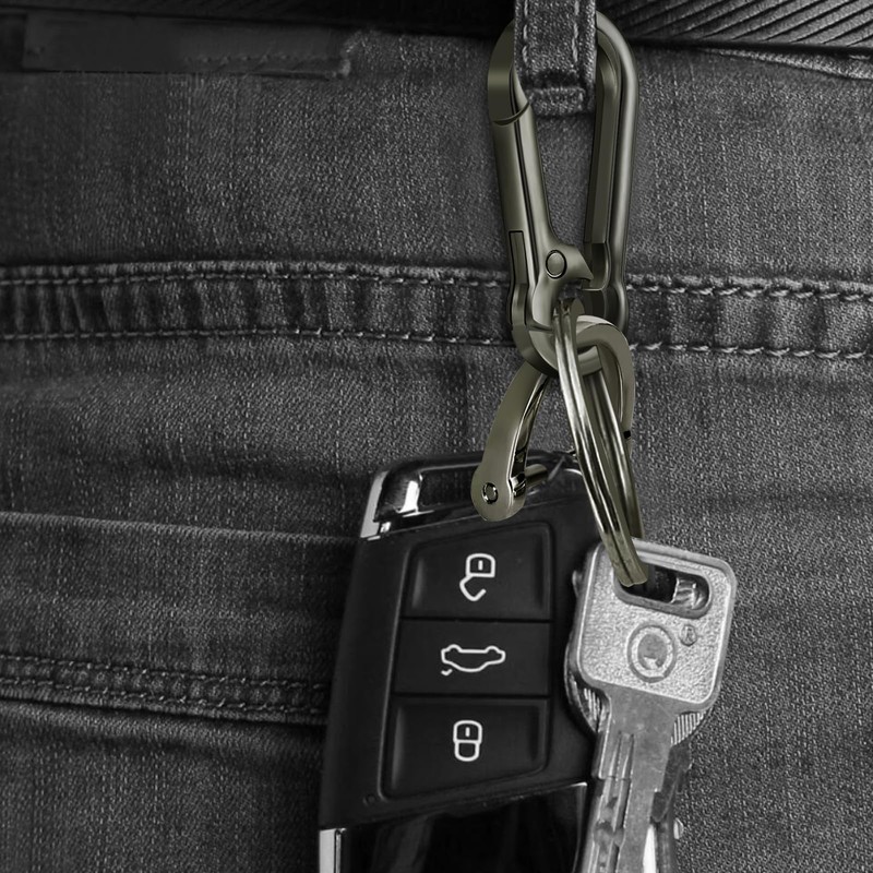 Yebongda Zinc Alloy Key Chain 3 Packs Keychain Keyring Organizer