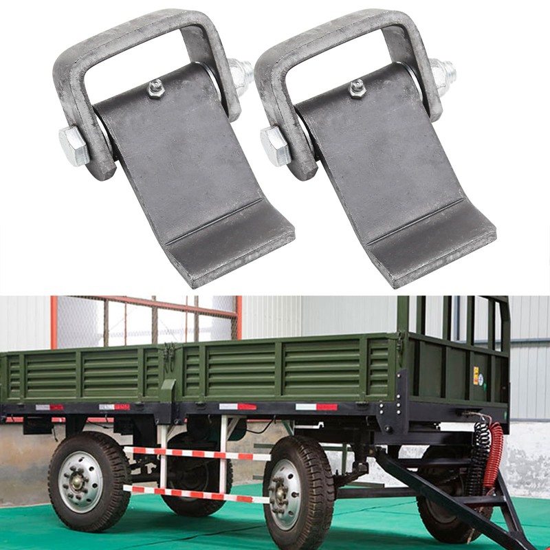 Heavy Duty Steel Dump Trailer Hinges Strap Style Short Leaf,