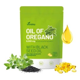 Aceite De Orégano 6000mg 300 Cápsulas Blandas