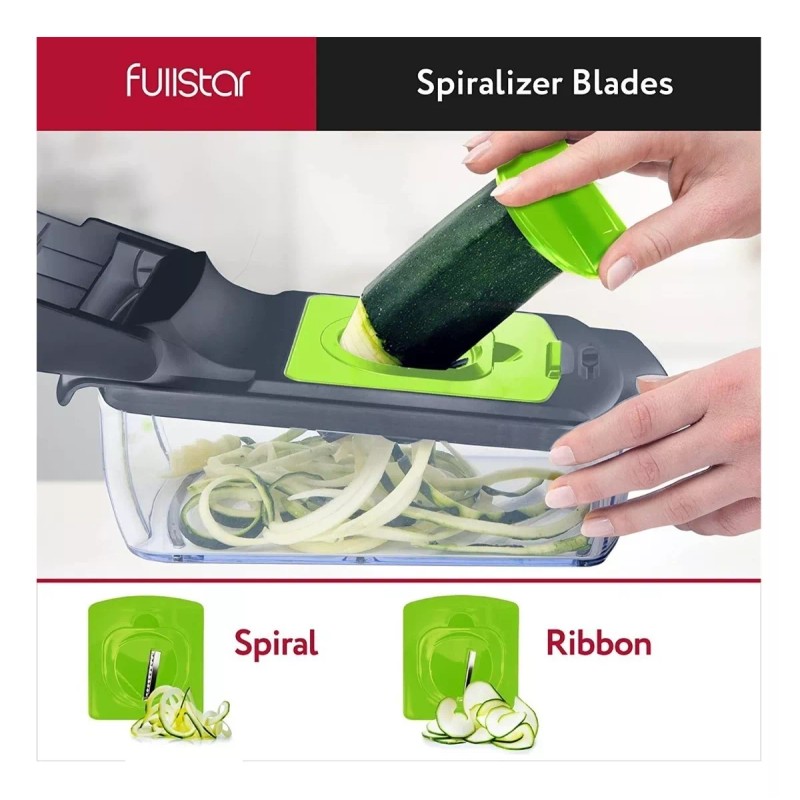 Fullstar Picador De Verduras, Cortador De Verduras- 4 Cuchil