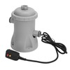 Clear Cartridge Filter Pump, 330 Gallon Ground Swimming Pool Filter,