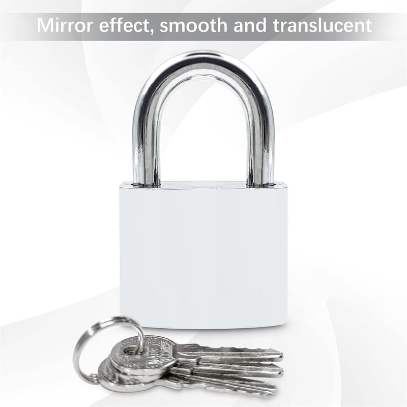 Lamondre Padlocks with Keys 2 Pack, Small Lock 32mm (Keyed