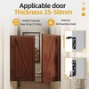 1 Pack Swing Door Hinge, Cafe Door Hinges Dual Swing,
