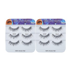 Kiss Broadway Eyelashes Combo Deal 6-Packs (BLA20)