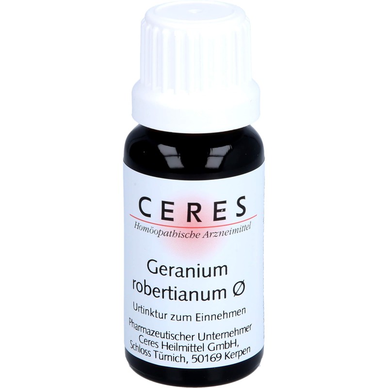 CERES Geranium Robertianum ø Mother Tincture, 20 ml Solution