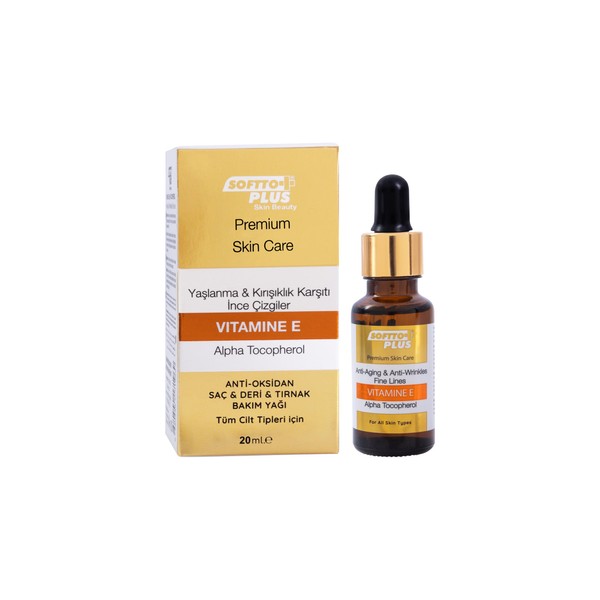Softto+Plus Anti-Ageing & Anti-Wrinkles Fine Lines Vitamin E Oil