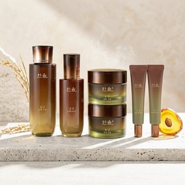 Hanyul Songdam Elasticity 2 types basic cosmetics full set skin + emulsion + cream x 2 + eye cream x 2 / 한율 송담 탄력 2종 기초화장품 풀세트 스킨+에멀전+크림 x2개+아이크림 x2개