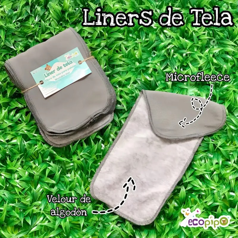 Liners para Pañales de Tela Ecopipo – Pack de 10