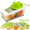 ADODU Graters For Kitchen, Cheese Grater with Container, Mandoline Slicer