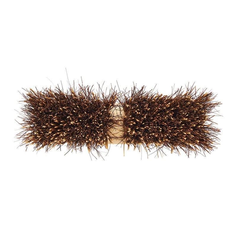 ProDec 13" Natural Palmyra Fibre Stiff Scavenger Broom Head for