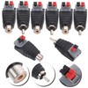 IWOWHERO 8pcs Connector Adapter Plug Durable Audio Jack for Speaker