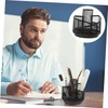 GRIRIW Rotating Pen Holder Organizer for Desk Multi-functional Storage Box