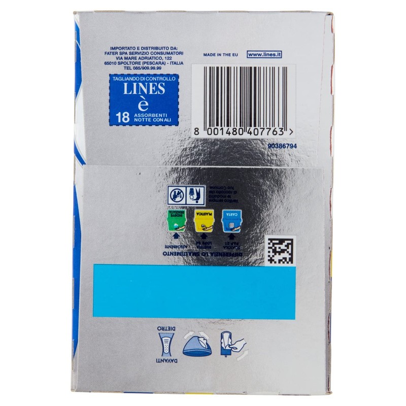 Lines Lactiflex Absorbent Wings - Pack of 18