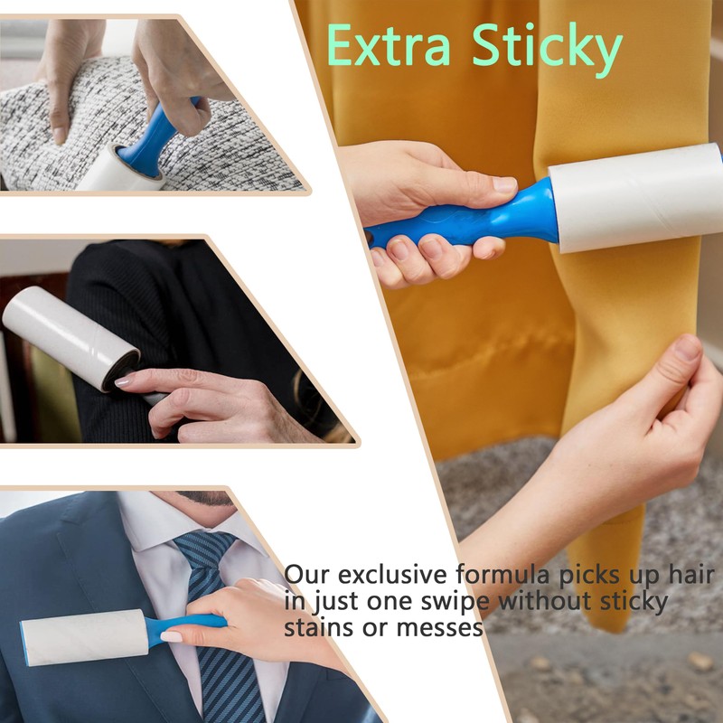 Extra Sticky Pet Hair Removal Lint Roller Set - 320
