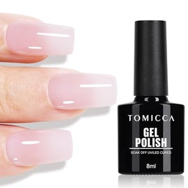 TOMICCA UV Nagellack Helles Lila, 8ml Gel Nagellack, UV LED Soak Off Manicure Gel Lacquer Varnish