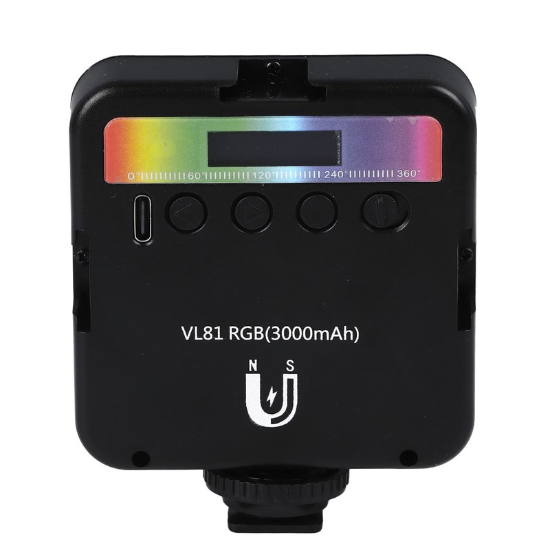 Mini LED Video Light Bright Uniform Lighting RGB LED Camera