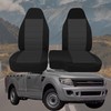 ESMING 2PCS 60/40 High Back Bench Seat Cover for Ford