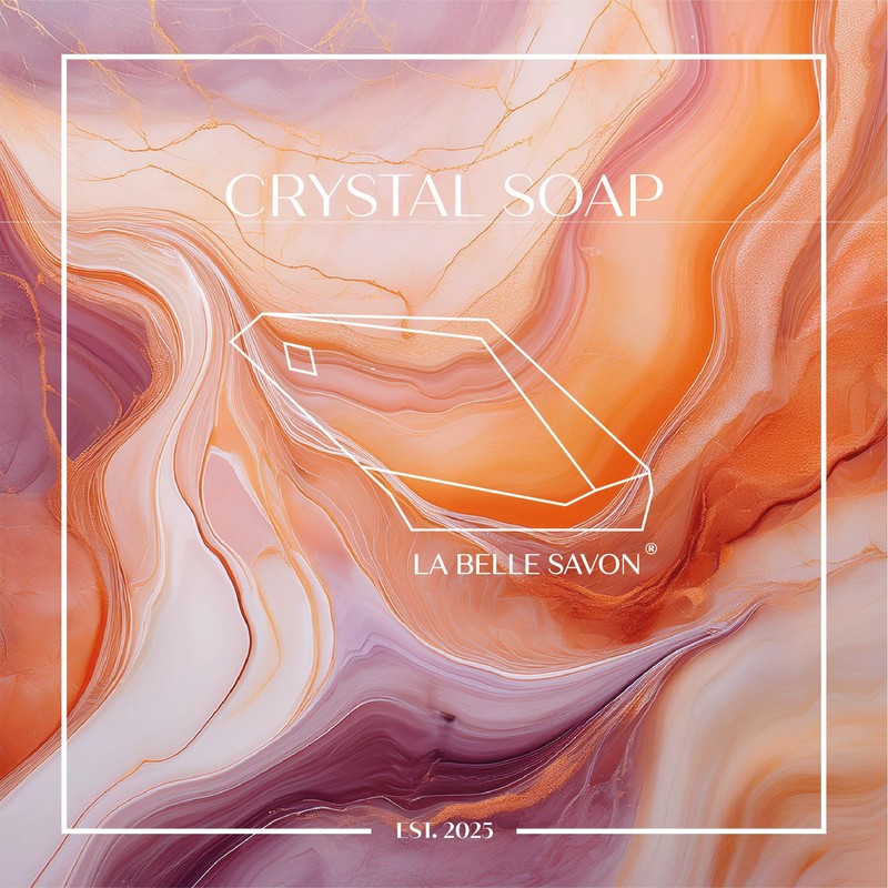 LA BELLE SAVON® Handseife [WhiteOpal] - Edelsteinseife - Handgemachte Naturseife