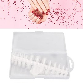 Brrnoo 240 Uñas Postizas de los Pies, Cubierta Completa, Multiusos, Brillantes, Bricolaje, 240 Unidades, Uñas Artificiales, Cubierta (Transparente)