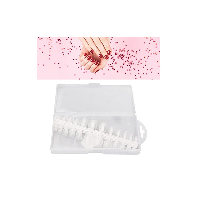 Brrnoo 240 Uñas Postizas de los Pies, Cubierta Completa, Multiusos,