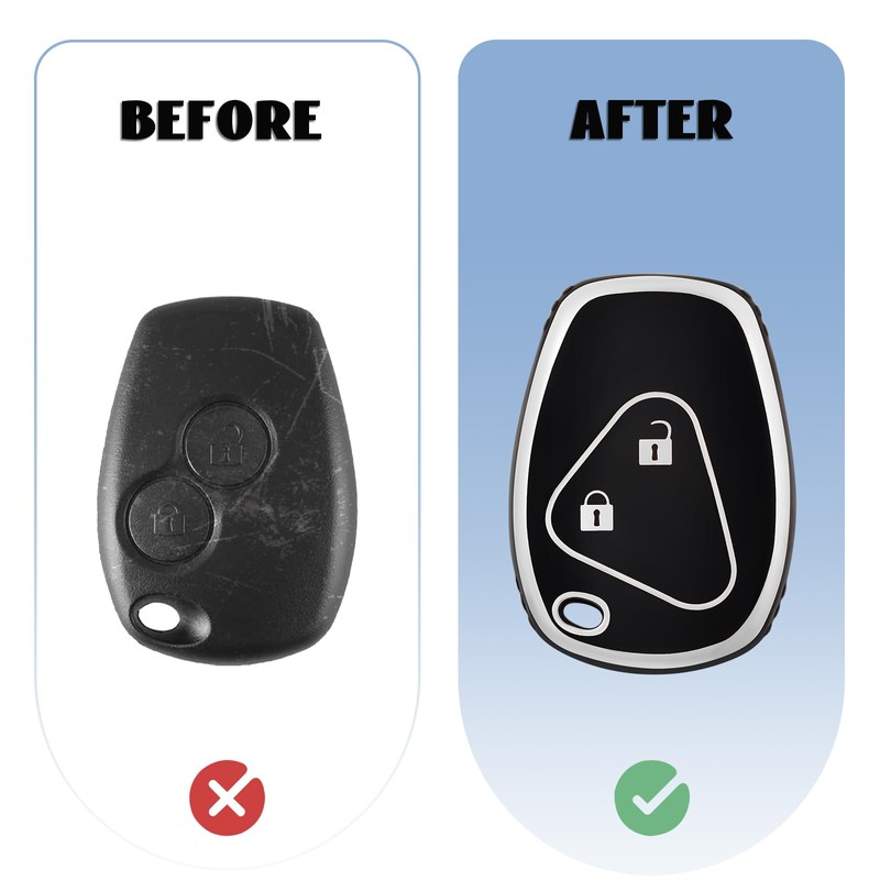 OFF WE GO Car Key Case Key Cover for Renault