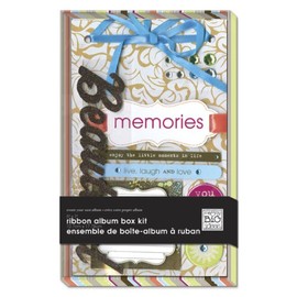 Ribbon Album Kit 5-Inch by 7-Inch, Memories