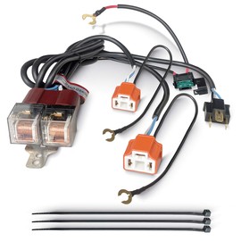 H4 Relay Harness H4 Wiring Harness Ceramic Socket Plugs H6054 7x6 6054 Light Relay Wiring Harness