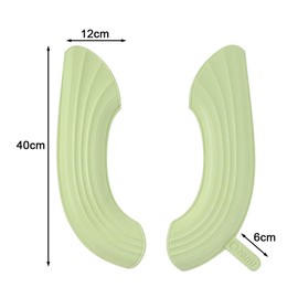 Guojanfon 3Pair Toilet Seat Cushion, Toilet Seat Cover Waterproof EVA Toilet Seat Cushion, Reusable Warm Soft Pad,Bathroom Supplies