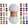 Lukche Eyelash Fun Fur Yarn Premium 100% Polyester 164 Yds