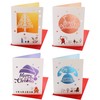 Merry Christmas Greeting Cards, ALXCD 12 Pcs Foldable Small Size