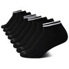 AND1 Boys' Socks - Athletic Cushion Quarter Cut Socks (8