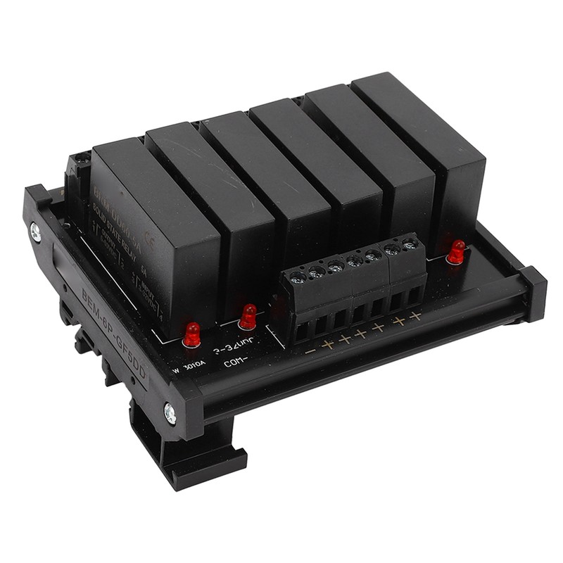6 Channel Solid State Relay Module with Signal Indicator Input