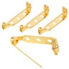 TRIXES 100PC Brooch Pins – Safety Clasp with Back Bar