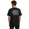 RVCA Men's Global Hex Short Sleeve Tee, Black