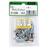 Niigata Seiki SK SK-529BK Color Blind Rivets, Black, 20 Pieces,